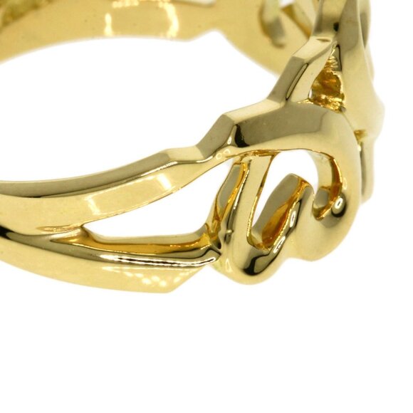 TIFFANY 18k Yellow Heart Ring - Picture 10 of 11